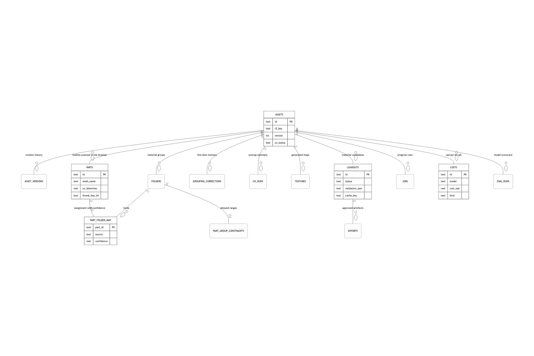Core data model